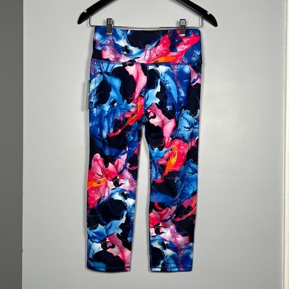 NWT Athleta Leggings Superimpose Chaturanga Capri Pant Floral Legging Crop - Picture 3 of 6